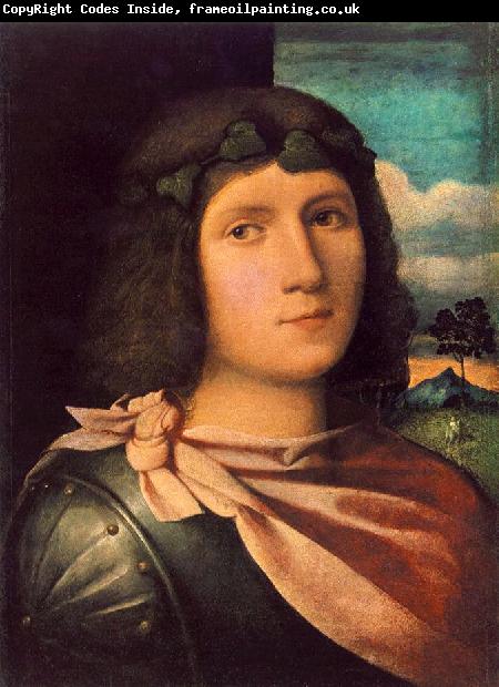 Palma Vecchio Portrait of a Young Man af